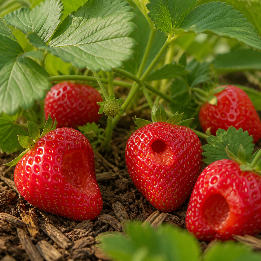 Erdbeeren angefressen: Ursachen erkennen & schützen